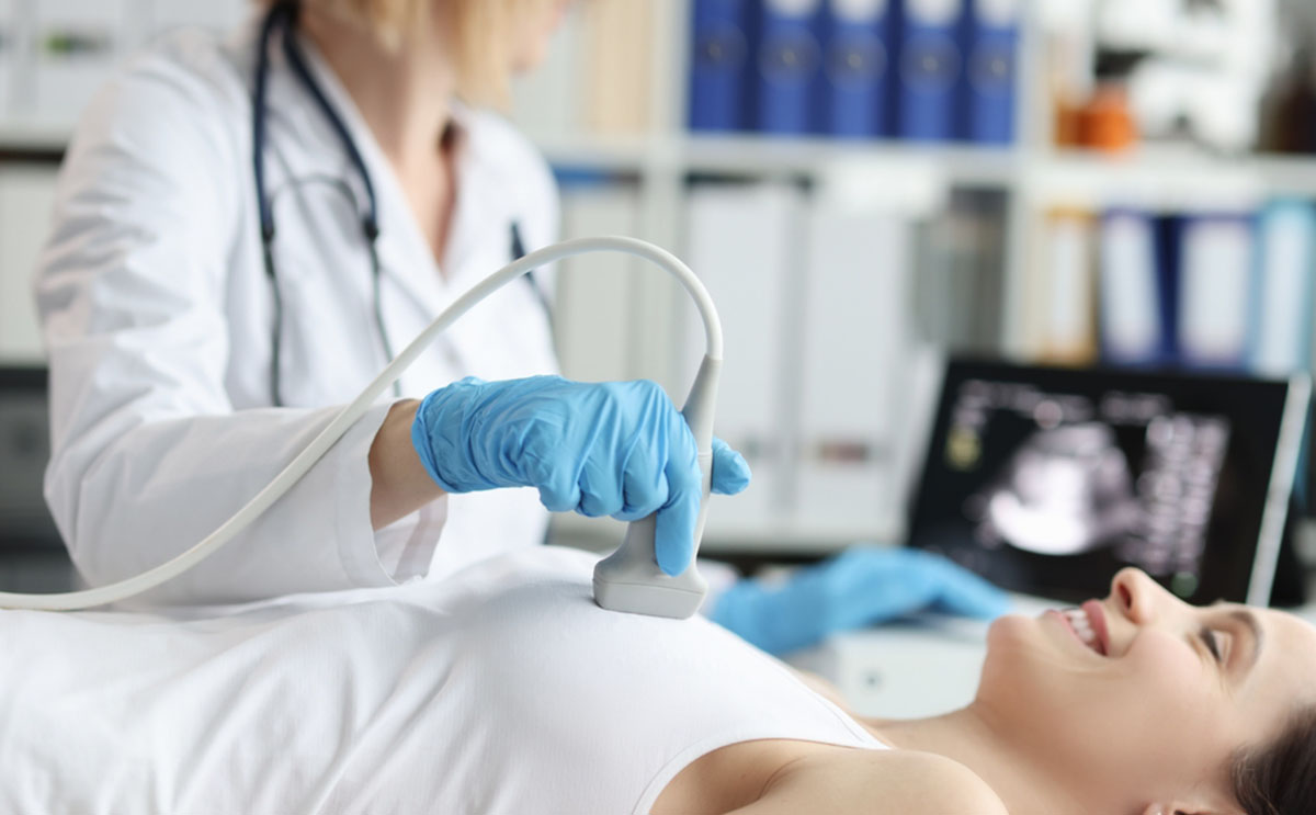 اشعة الموجات الصوتية للثدي